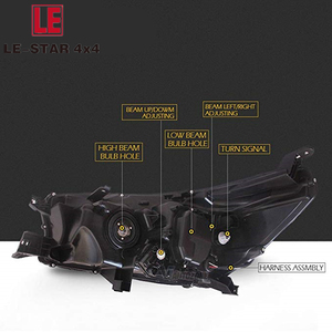 LE-STAR 4x4 con lampada diurna a LED faro frontale LED angel's eye per Hilux revo 2014 2015 2016 2017 2018 - Product Image 3