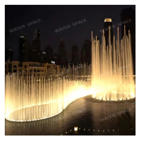 Programmes d'éclairage et de musique personnalisés, fontaine musicale dansante, fontaine d'eau extérieure avec lumières, installation sur site