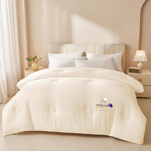 Invierno suave transpirable cálido ecológico Jacquard gasa algodón terciopelo reactivo sólido edredón - Product Image 2