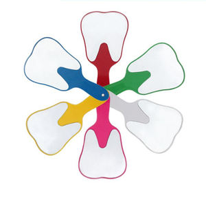 Équipement médical pour dentisterie, pour maquillage, à main, pour clinique dentaire, en verre ABS, miroir buccal en forme de dents - Product Image 1