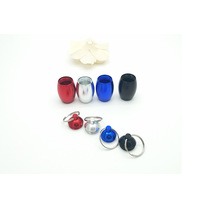 Bouteille de médecine ovale scellée porte-clés cabine médecine peut porte-clés en forme d'oeuf étanche cintre bouchon d'oreille boîte de rangement porte-clés