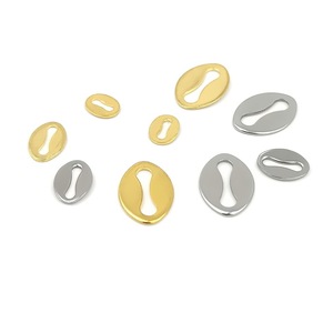 Connecteurs de bijoux en acier inoxydable, ovales, en forme de larme, carrés, pour bracelets, colliers et accessoires DIY, Anno Jewelry - Product Image 4