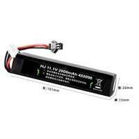 3S 11.1V 2000mAh 30C Pistolet à eau Lipo Batterie 452096 pour AKKU Mini Airsoft BB Pistolet à air comprimé Pistolets électriques Pièces détachées RC