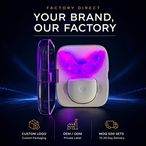 <span class=keywords><strong>Lampe</strong></span> LED buccale à 32 LED à spectre triple pour usage domestique, élimination des taches, gencives qui saignent, mauvaise haleine, thérapie par lumière violette, rouge et infrarouge, marque privée - Product Image 2