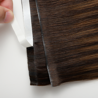 Extensions capillaires invisibles Genius Tape en cheveux naturels, longues mèches à bandes, 100 % cheveux brésiliens alignés dans le sens des cuticules, vente en gros