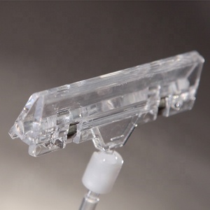 Meethope Cổ Phiếu POP Mùa Xuân Rõ Ràng Nhựa Giá Tag <span class=keywords><strong>Clip</strong></span> Kệ Đăng Chủ Clips - Product Image 3