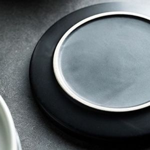 Plato de Porcelana Retro de 10 Pulgadas con Tema Japonés, Plato de Cerámica para Acompañamientos, Aperitivos, Fideos, Desayuno, Filete, para el Hogar, Hotel, <span class=keywords><strong>Restaurante</strong></span> - Product Image 6