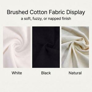 Pochette d'emballage personnalisable en coton brossé noir doux, écologique et réutilisable, avec cordon de serrage, pour protéger les objectifs et les accessoires - Product Image 4