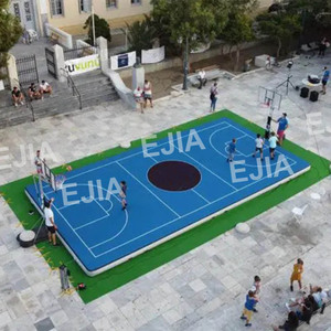 2024 deportes jugar gimnasio atletas pista de aire inflable piso Mat inflable <span class=keywords><strong>baloncesto</strong></span> cancha de fútbol Ejercicio de caída - Product Image 4