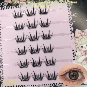 Colección <span class=keywords><strong>de</strong></span> Pestañas Postizas <span class=keywords><strong>de</strong></span> Pelo Sintético Transfronterizas, Estilo Preguiçoso, Autoadhesivas, Sin Pegamento, Naturales, Animadas, Estilo Segmentado - Product Image 1