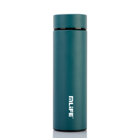 Flacon Thermique en Acier Inoxydable de 500ml Bouteille d'Eau avec Logo Personnalisé Sublimation Style Enduit Isolé sous Vide pour Boire Directement