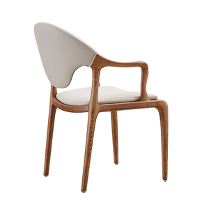 Respaldo de Diseño Nórdico Moderno y Lujoso para Oficina en Casa, Personalizable para Restaurante, Club Privado, Ocio, Hecho de Madera Contrachapada - Product Image 4