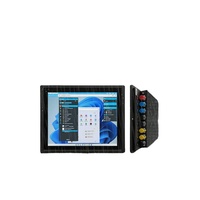 Moniteur tactile industriel étanche de 17 pouces avec interface à bornes, panneau frontal IP65, tactile PCAP, écran IPS à cadre ouvert