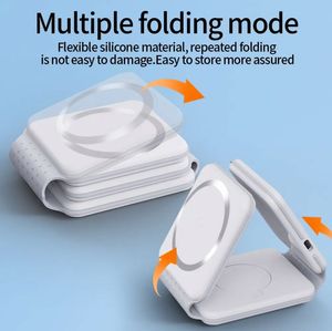 Nouveautés Chargeur sans fil intelligent pliable 3 en 1 15w Chargeurs sans fil magnétiques pour Android Tous les smartphones - Product Image 6