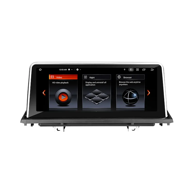 Autoradio PX5 Android 10.25, écran IPS 10.0 ", Octa core, WiFi, TPMS, Canbus, Carplay, GPS, DAB +, lecteur multimédia, stéréo, pour voiture BMW X5/E70, CIC X6/E71, CCC