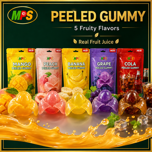 Vente en gros OEM tout-en-un de bonbons 3D pelés à <span class=keywords><strong>prix</strong></span> direct |   Bonbons gélifiés assortis aux saveurs de raisin, pêche et litchi pour les distributeurs - Product Image 3