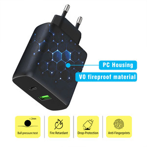 Cargador Coreano de <span class=keywords><strong>45</strong></span> <span class=keywords><strong>W</strong></span> con Doble Puerto USB Tipo C de 2.1 A para <span class=keywords><strong>Samsung</strong></span> Corea - Product Image 3