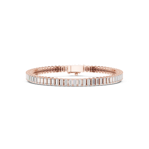 Bracelet en diamant cultivé en laboratoire étincelant en or, bijoux fins élégants, accessoire de mode de créateur pour femmes - Product Image 6