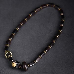 Violet bois de santal Double cercle Ruyi cinq routes dieu de la richesse bricolage accessoires bouddha perles jouer Bracelet - Product Image 3