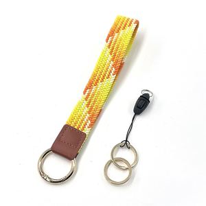 Wholesale Logo Wrist Strap Safe Other <b>Leather</b> Custom Keychain <b>Keys</b> Lanyard - Product Image 6