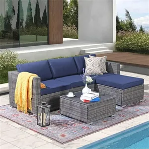 Wholesale Contemporary Outdoor Garden Furniture All-weather PE Rattan / Wicker Sofa Set