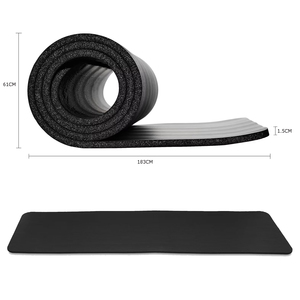 Tapetes de Yoga Gruesos de NBR de Alta Calidad para Fitness, Estiramiento y Ejercicio, Tapete de Yoga Superior para Gimnasio, Deportes y Entrenamientos - Product Image 2
