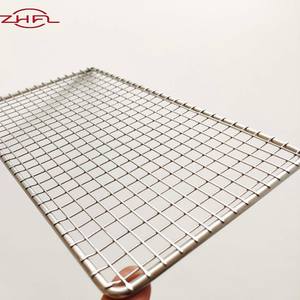 Metal Grill Net-Easily Cleaned Non-Stick Corrosion Resistant Heat Resistant Longteng Brand for BBQ Baking & Cooking - Product Image 2
