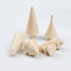 DIY Natural Unpainted <b>Wooden</b> <b>Mini</b> Christmas Tree <b>Pegs</b> Dolls - Product Image 3