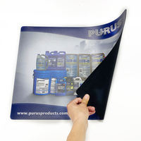 PVC rigide imperméable à l'eau de conception personnalisée avec publicité en caoutchouc antidérapant