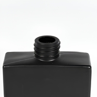Diffuseur de parfum d'ambiance en verre noir avec marquage à chaud 100 mL 200 mL