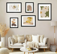 Cadre photo 3D simple en MDF, profondeur personnalisable 3cm 5cm, écologique, durable, en plexiglas, pour affichage d'art à domicile