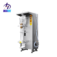 WANHE SJ-1000 machine à emballer automatique de sachets de savon liquide 500ml pour les petites entreprises 220v emballeuse de sachets de jus d'eau pour la glace en plastique