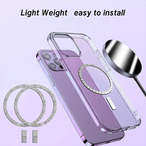 เคสโทรศัพท์แม่เหล็กใสสำหรับ iPhone 16 Plus Pro Pro Max  วัสดุ TPU ป้องกันด้านหลัง รองรับการชาร์จไร้สาย - Product Image 6