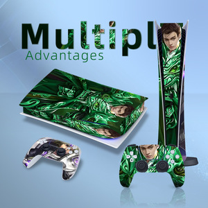 Juego de pegatinas de vinilo para consola de juegos PS5, diseño de anime para jugadores de videojuegos, calcomanía personalizada - Product Image 2