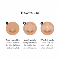 Patch Hydrocolloïde pour le Nez Patch Anti-Acné Traitement de la Peau Patch Imperméable pour Boutons pour le Nez