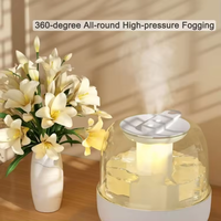 RTSJ 4L Diffuseur de grande capacité Humidificateur domestique à double pulvérisation Humidificateur silencieux à économie d'énergie