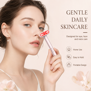 Handheld EMS Eye Massager with 90 Degree Rotatable Head Rechargeable Eye Massage Wand for Eye Face Neck Care - Product Image 1