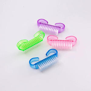 Brosse dépoussiérante pour ongles, 6 couleurs, grande taille, poignée souple en plastique, outils de manucure pour le nettoyage des ongles, vente directe usine - Product Image 3