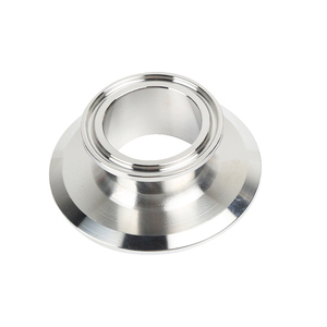 Cao cấp vệ sinh ống lắp Tri kẹp mặt bích End Cap Reducer Made cấp thực phẩm thép không gỉ SS304/SS316L 1 Piece mịn - Product Image 3