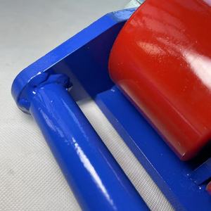 6 टी-40 टी मशीनरी प्रस्तावक स्केट स्टॉक में भारी शुल्क मशीन डॉली रोलर कार्गो ट्राली औद्योगिक CRD 6 टी रबर पहिया - Product Image 3