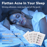 Patchs Hydrocolloïdes Décoratifs en Gros pour Boutons, Autocollants Mignons en Forme de Patte de Chat pour l'Acné, Soin des Imperfections du Visage