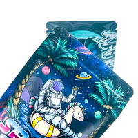 Sacs Mylar personnalisés imprimés avec fermeture éclair, résistants aux enfants, mats, anti-humidité, pour emballage d'écouteurs (1g, 3.5g, 7g, 14g, 28g)
