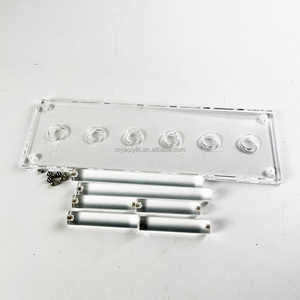 Tùy chỉnh <span class=keywords><strong>Acrylic</strong></span> 2 hoặc 3 lớp hiển thị với lỗ Ice Cream Cone hiển thị đứng tự chọn phục vụ chủ - Product Image 1