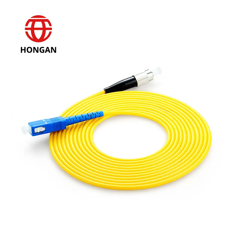 Fiber Optic Jumper Patch Cord with Sc/APC, LC/Upc, FC, St Connectors, Red, Blue, Yellow and Customized Colors, OEM & ODM LSZH