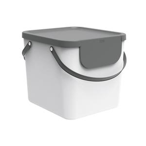 Rotho Waste Container Albula 10 L With Lid And Handle For <b>Kitchen</b> Use - Product Image 1