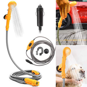 Portable Camping <b>Shower</b> Hiking Travel <b>12V</b> Car Cigarette Lighter Outdoor Bath <b>Shower</b> of Plant Watering Car Cleaning Pet Bath Pump - Product Image 3