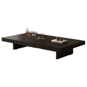 Italian Style Solid Wood <b>Coffee</b> <b>Table</b> Square Minimalist Design For Living Room Balcony <b>Small</b> Apartments Durable Paint Free - Product Image 1