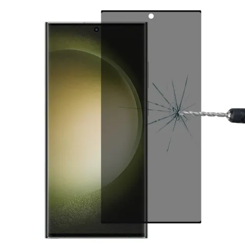 Protecteur d'écran 3D en verre trempé incurvé pour Samsung S23 Ultra et Note 20 Ultra.