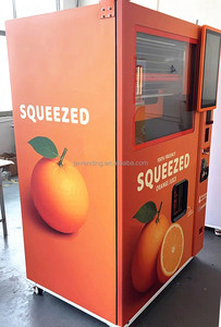 100% nước cam nguyên chất Máy bán hàng tự động vắt tự động Máy ép trái cây cam Máy bán hàng tự động thẻ tiền mặt sử dụng thương mại - Product Image 3