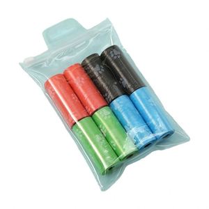 Sacs à déjections pour animaux de compagnie en rouleau, jetables, imprimés, pack combiné, pour nettoyage extérieur des chiens - Product Image 1